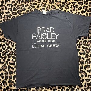 Brad Paisley World Tour Backstage Crew T-Shirt